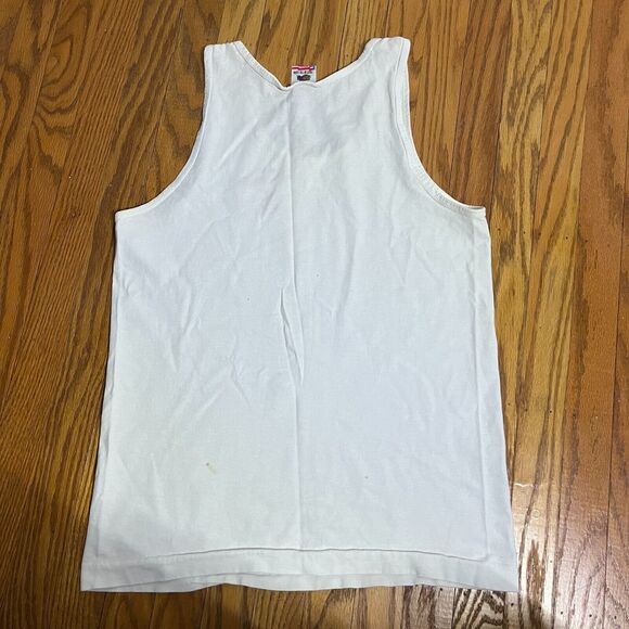 VTG Crescent Boat Club Tank Top T-shirt Single Stitch USA Fruit Of The Loom Sz S - Picture 6 of 11